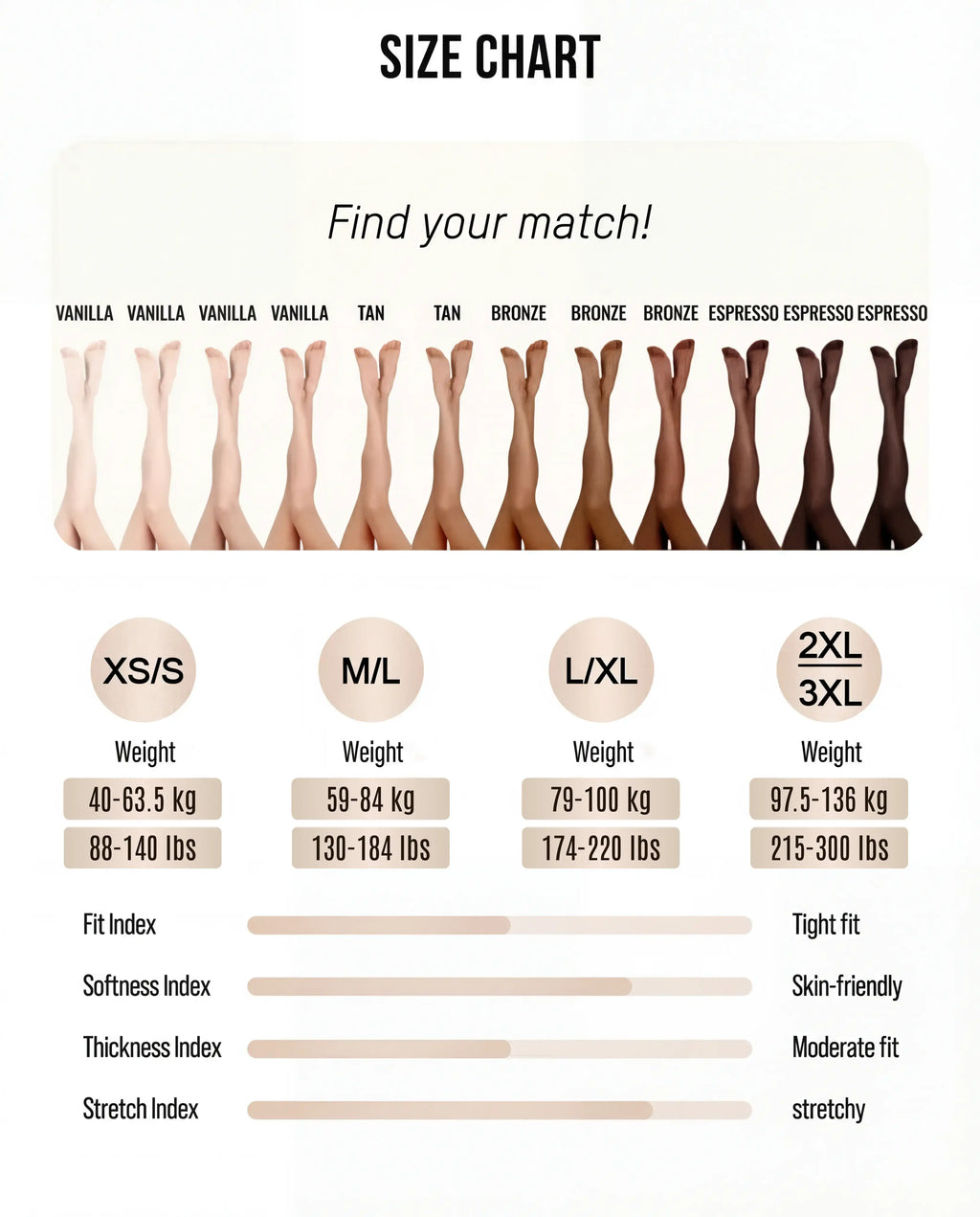 Translucent Fleece Lined Tights